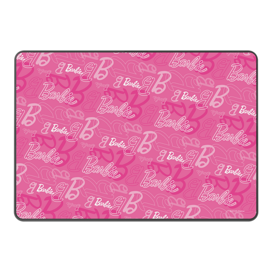 LAVIE SOL着せ替えケース［ Barbie - ロゴパターン1 ］