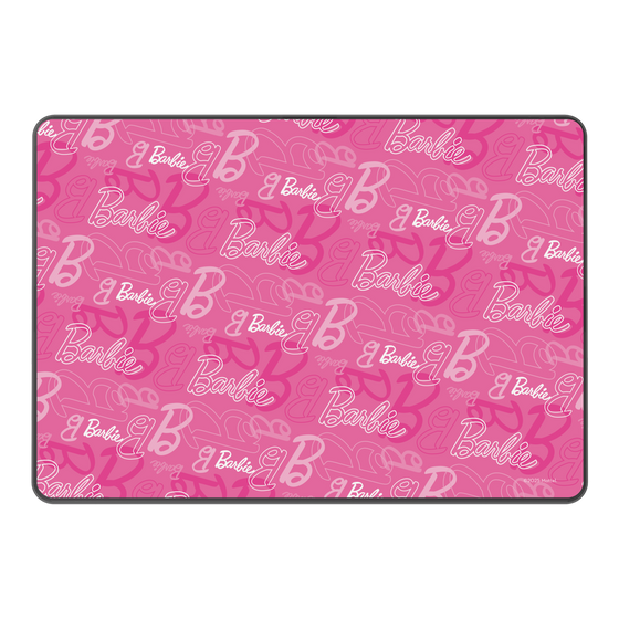 LAVIE SOL着せ替えケース［ Barbie - ロゴパターン1 ］