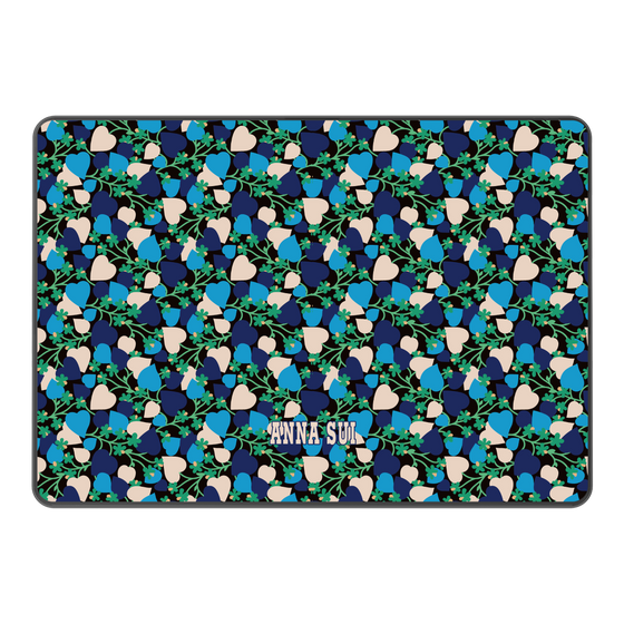 LAVIE SOL着せ替えケース［ ANNA SUI - HEARTS VINE - BLUE ］