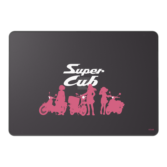 LAVIE SOL着せ替えケース［ TVアニメ「スーパーカブ」 - シルエット - 3人 ］