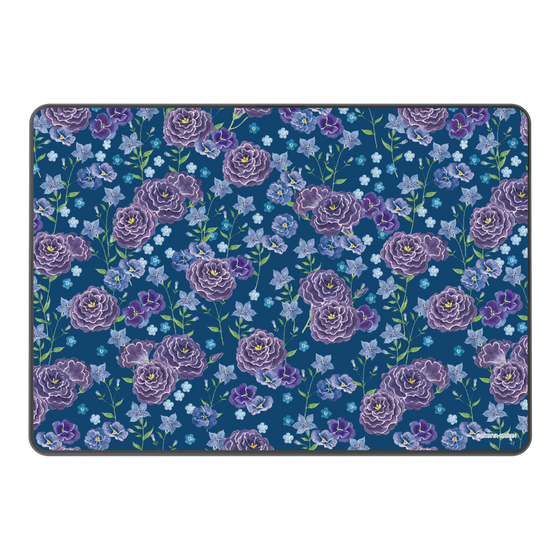 LAVIE SOL着せ替えケース［ 日比谷花壇 - FloralSymphony - ネイビー ］