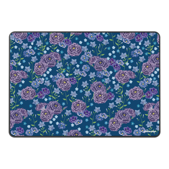 LAVIE SOL着せ替えケース［ 日比谷花壇 - FloralSymphony - ネイビー ］