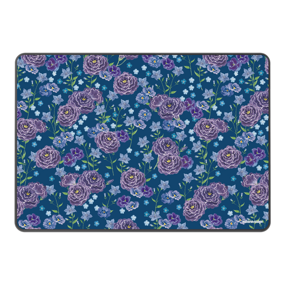 LAVIE SOL着せ替えケース［ 日比谷花壇 - FloralSymphony - ネイビー ］
