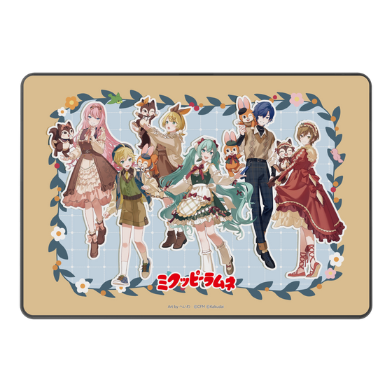 LAVIE SOL着せ替えケース［ 初音ミク×クッピーラムネ - 等身イラスト ］