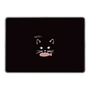 LAVIE SOL着せ替えケース［ 食いしん坊なねこ - Black ］