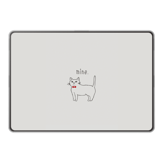 LAVIE SOL着せ替えケース［ 蝶ネクタイねこ - White ］