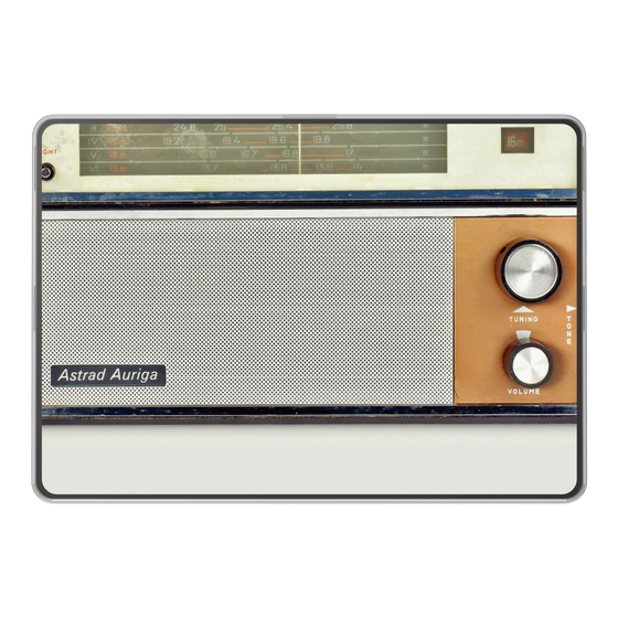 LAVIE SOL着せ替えケース［ RETORO RADIO - Orange ］