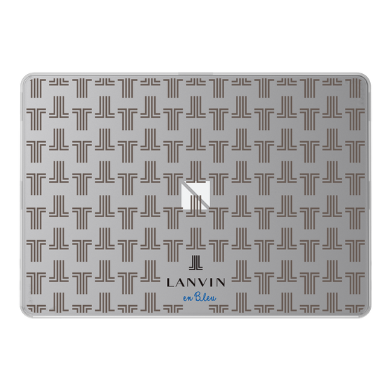 LAVIE SOL着せ替えケース［ LANVIN en Bleu - Monogram - Black ］