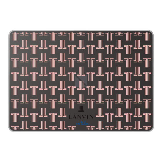LAVIE SOL着せ替えケース［ LANVIN en Bleu - Monogram - Pink ］