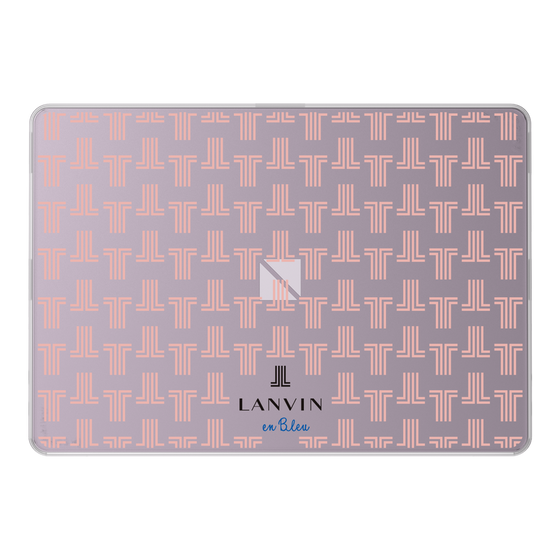 LAVIE SOL着せ替えケース［ LANVIN en Bleu - Monogram - Pink ］