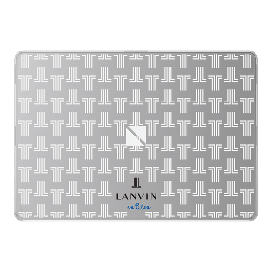 LAVIE SOL着せ替えケース［ LANVIN en Bleu - Monogram - White ］