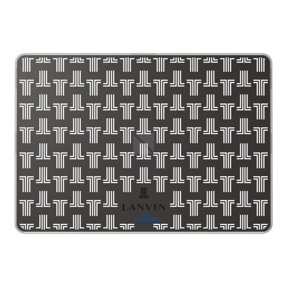 LAVIE SOL着せ替えケース［ LANVIN en Bleu - Monogram - White ］