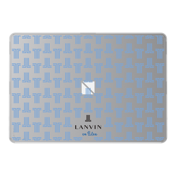 LAVIE SOL着せ替えケース［ LANVIN en Bleu - Monogram - Blue ］