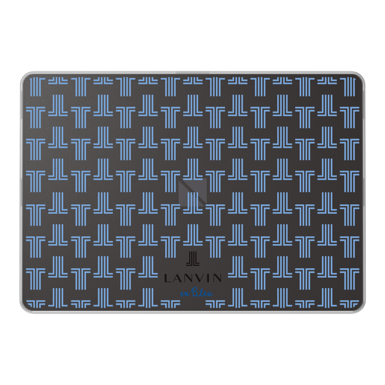 LAVIE SOL着せ替えケース［ LANVIN en Bleu - Monogram - Blue ］