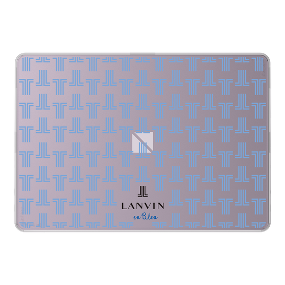 LAVIE SOL着せ替えケース［ LANVIN en Bleu - Monogram - Blue ］