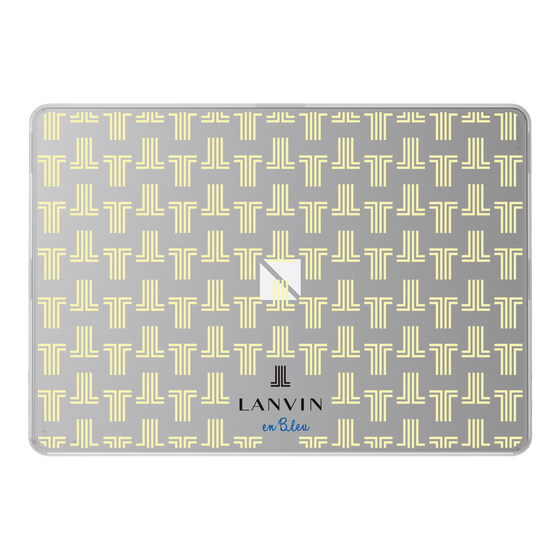 LAVIE SOL着せ替えケース［ LANVIN en Bleu - Monogram - Yellow ］