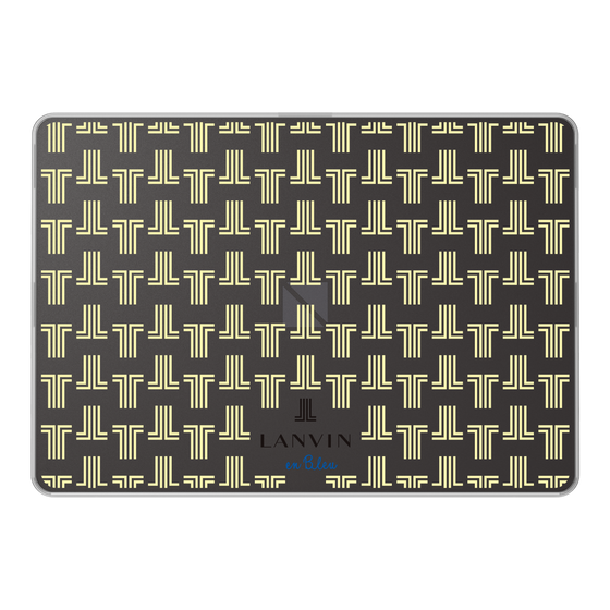 LAVIE SOL着せ替えケース［ LANVIN en Bleu - Monogram - Yellow ］