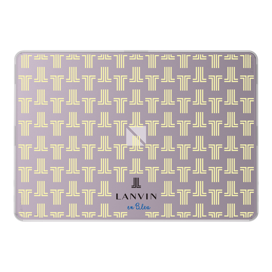 LAVIE SOL着せ替えケース［ LANVIN en Bleu - Monogram - Yellow ］