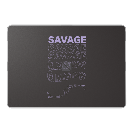 LAVIE SOL着せ替えケース［ SAVAGE Purple ］