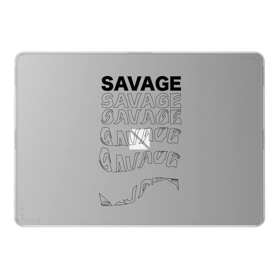 LAVIE SOL着せ替えケース［ SAVAGE Black ］