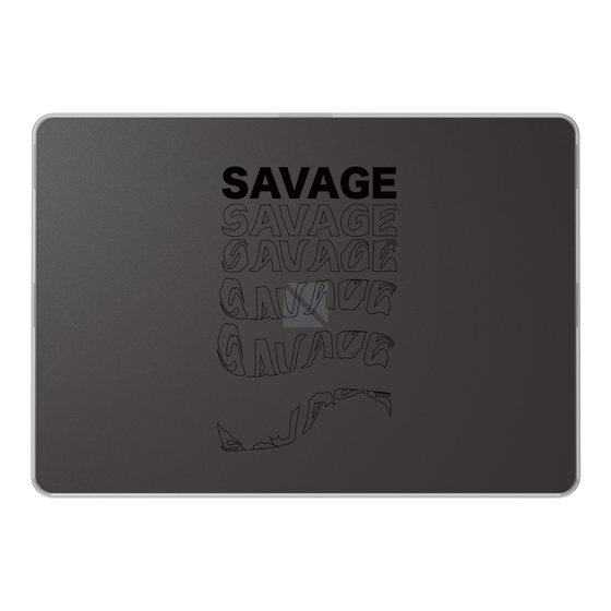 LAVIE SOL着せ替えケース［ SAVAGE Black ］