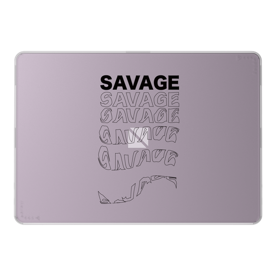 LAVIE SOL着せ替えケース［ SAVAGE Black ］