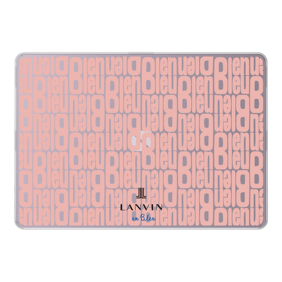 LAVIE SOL着せ替えケース［ LANVIN en Bleu - Logo Pattern - Pink ］