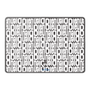 LAVIE SOL着せ替えケース［ LANVIN en Bleu - Logo Pattern - White ］