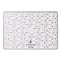 LAVIE SOL着せ替えケース［ LANVIN en Bleu - Logo Pattern - White ］