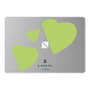 LAVIE SOL着せ替えケース［ LANVIN en Bleu Hearts Green - ランバン ハート グリーン ］