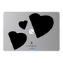 LAVIE SOL着せ替えケース［ LANVIN en Bleu Hearts Black - ランバン ハート ブラック ］