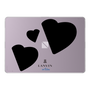 LAVIE SOL着せ替えケース［ LANVIN en Bleu Hearts Black - ランバン ハート ブラック ］