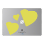 LAVIE SOL着せ替えケース［ LANVIN en Bleu Hearts Black - ランバン ハート イエロー ］