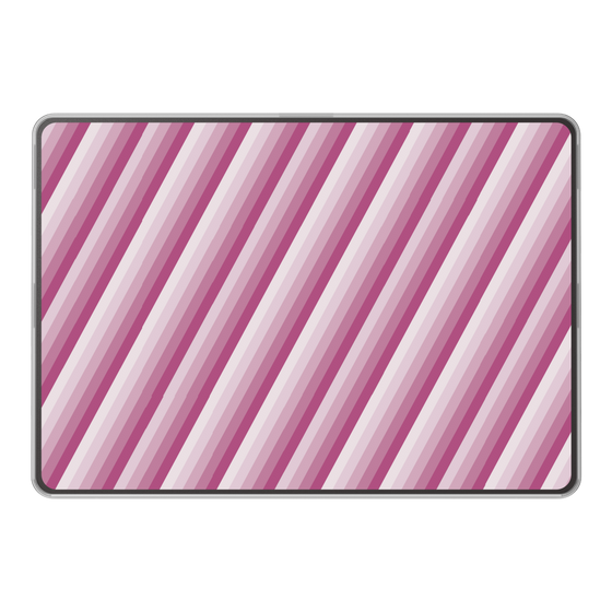 LAVIE SOL着せ替えケース［ Middle Stripe - Pink ］