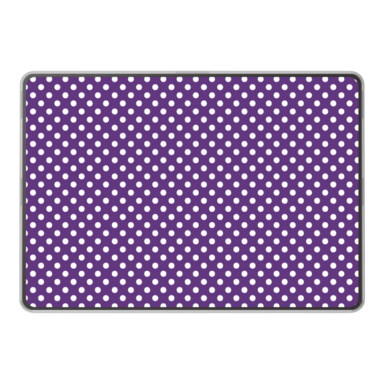 LAVIE SOL着せ替えケース［ Small Dot - Purple ］