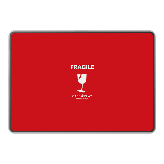 LAVIE SOL着せ替えケース［ FRAGILE - Red ］