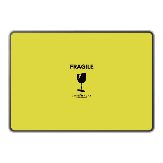 LAVIE SOL着せ替えケース［ FRAGILE - Yellow ］