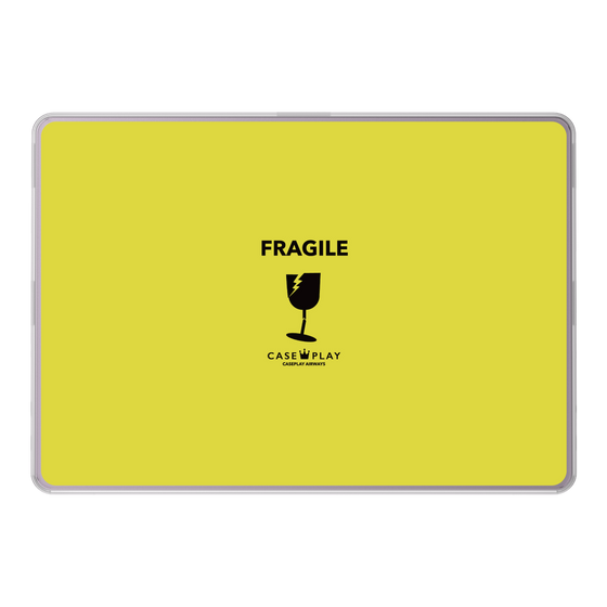 LAVIE SOL着せ替えケース［ FRAGILE - Yellow ］