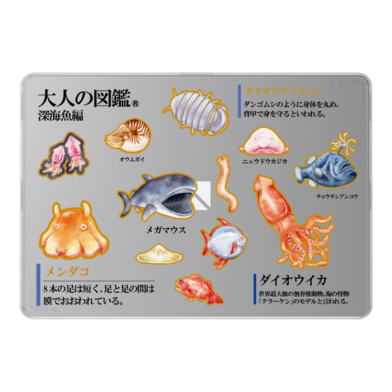 LAVIE SOL着せ替えケース［ 大人の図鑑 - 深海魚編 ］