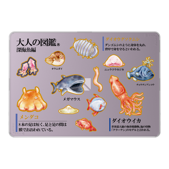 LAVIE SOL着せ替えケース［ 大人の図鑑 - 深海魚編 ］