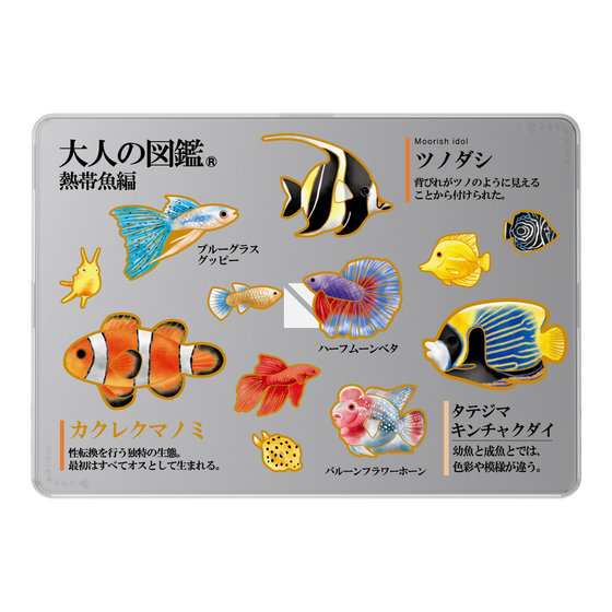 LAVIE SOL着せ替えケース［ 大人の図鑑 - 熱帯魚編 ］