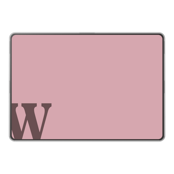 LAVIE SOL着せ替えケース［ オリジナル - initial color - W dusty pink ］