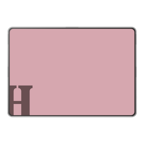 LAVIE SOL着せ替えケース［ オリジナル - initial color - H dusty pink ］