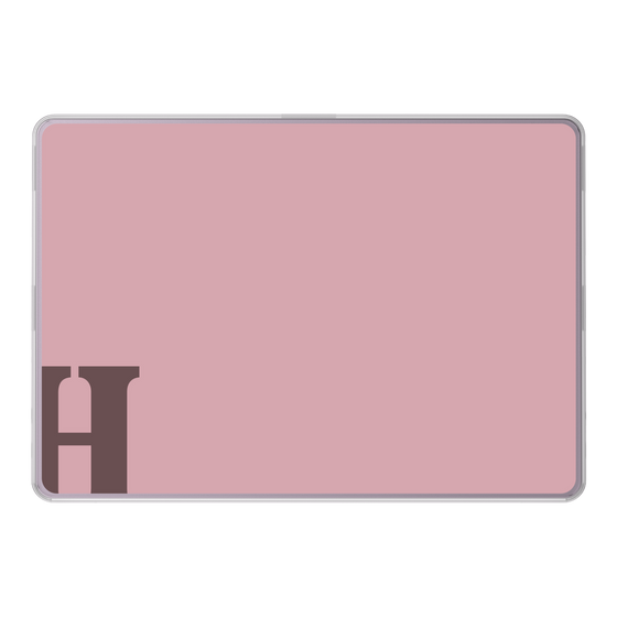 LAVIE SOL着せ替えケース［ オリジナル - initial color - H dusty pink ］