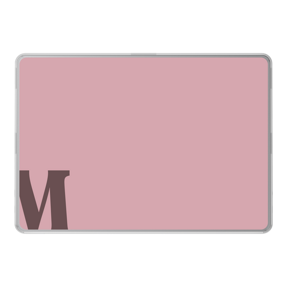 LAVIE SOL着せ替えケース［ オリジナル - initial color - M dusty pink ］