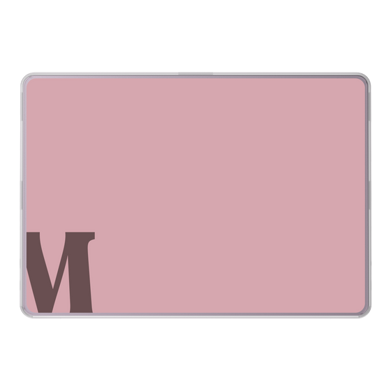 LAVIE SOL着せ替えケース［ オリジナル - initial color - M dusty pink ］