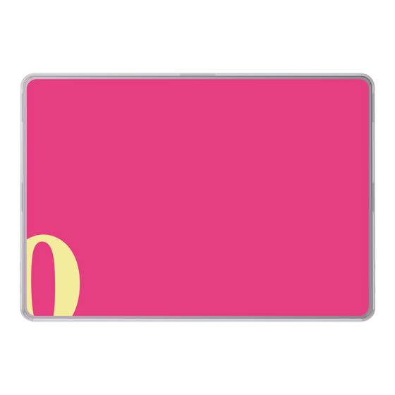 LAVIE SOL着せ替えケース［ オリジナル - initial color - O pink ］
