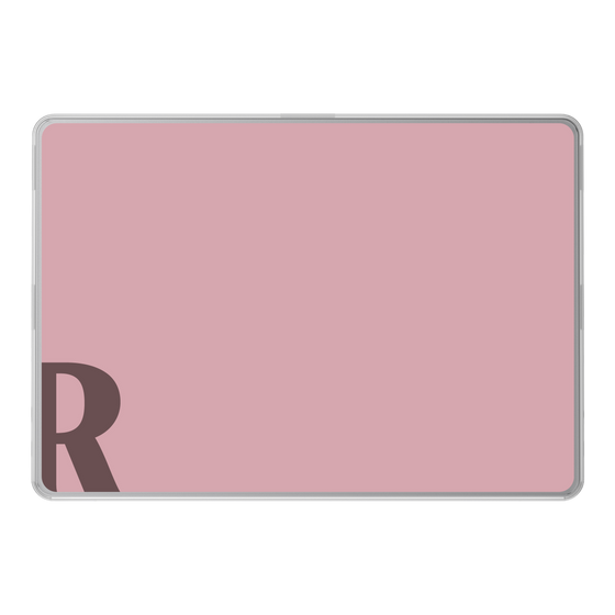 LAVIE SOL着せ替えケース［ オリジナル - initial color - R dusty pink ］