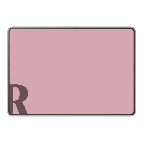 LAVIE SOL着せ替えケース［ オリジナル - initial color - R dusty pink ］
