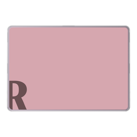LAVIE SOL着せ替えケース［ オリジナル - initial color - R dusty pink ］